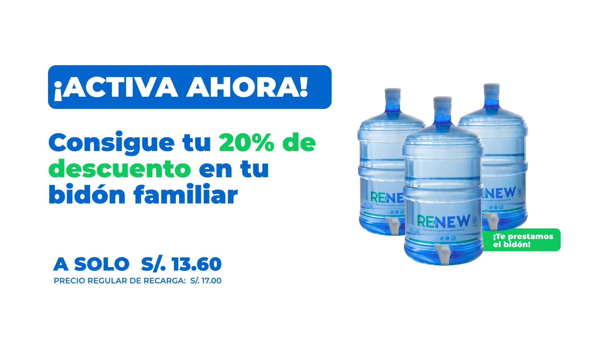 Agua Renew - Agua que renueva, superior que transforma