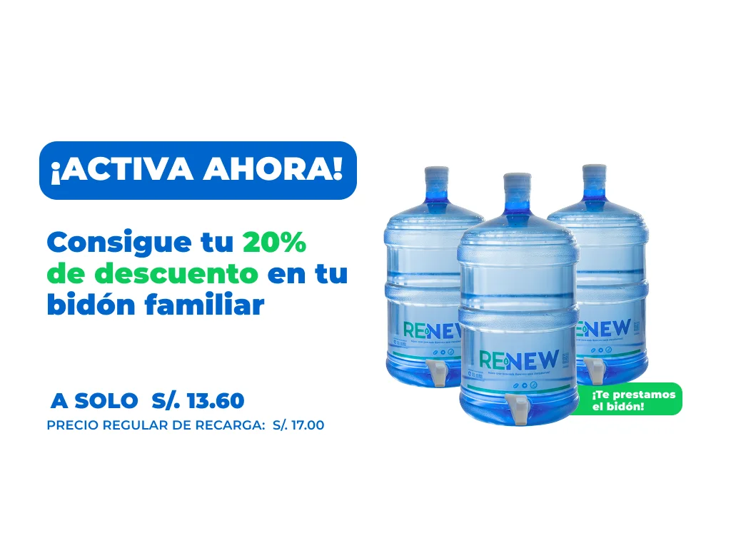 Agua Renew - Agua que renueva, superior que transforma